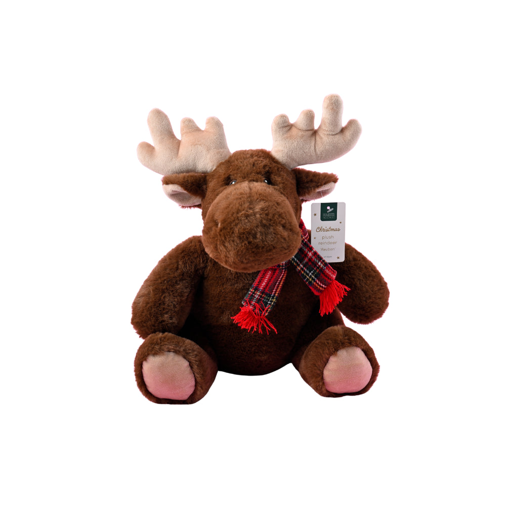 Kids Christmas Large Reindeer Plush - Reuben